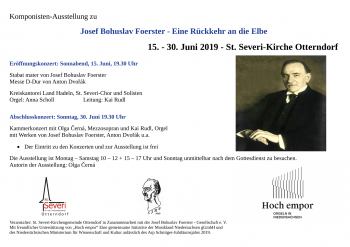 Foerster Ausstellung und Konzerte Einladung Otterndorf-1